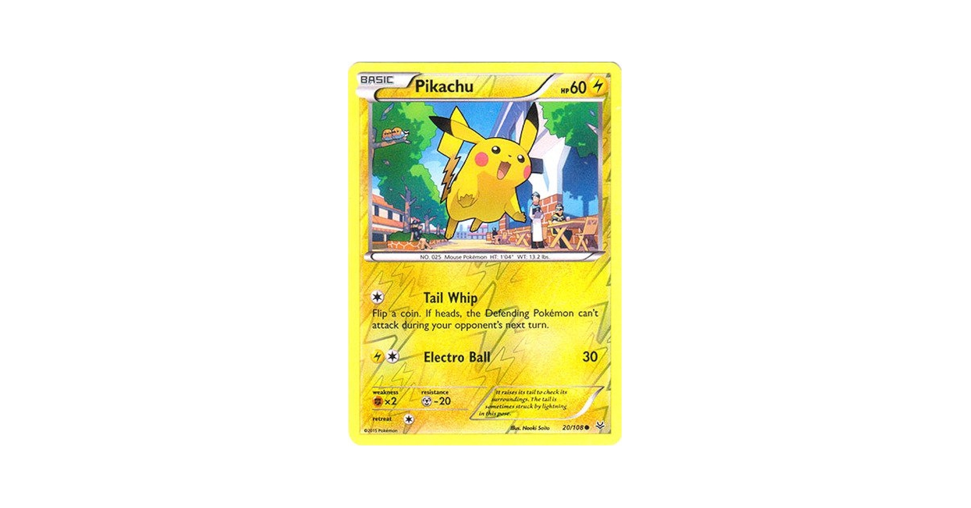 Amazon.com: Pokemon - Pikachu (20/108) - XY Roaring Skies